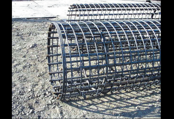 ULBON spiral shear reinforcement for cast-in-place piles